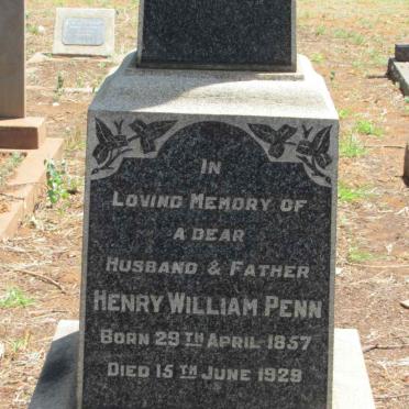 PENN Henry William 1857-1929