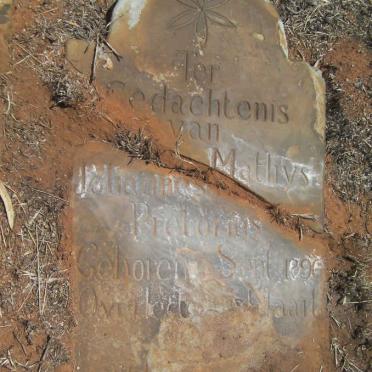 PRETORIUS Johannes Mathys 1896-