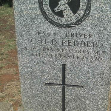 PEDDER G.H.D. -1920