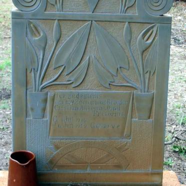 PRETORIUS Cristian Antonie Danil 1916-1939