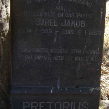 PRETORIUS Sarel Jakob 1928-1955