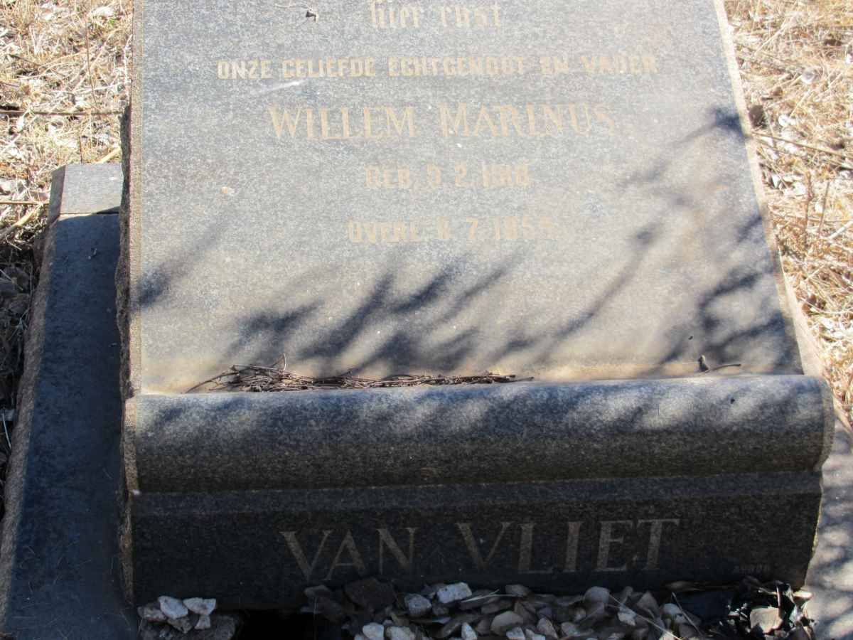 VLIET Willem Marinus, van 1918-1954