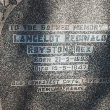 ROYSTON Lancelot Reginald 1893-1947