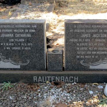 RAUTENBACH James Jackson 1878-1959 &amp; Johanna Catharina VILJOEN 1878-1970
