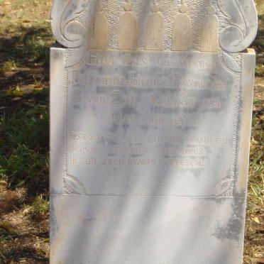 REYNECKE Petronella Johanna nee VAN ZYL 1855-1924