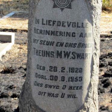 SWART M.W. 1928-1953