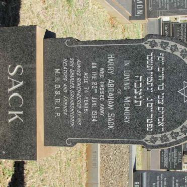 SACK Harry Abraham -1964