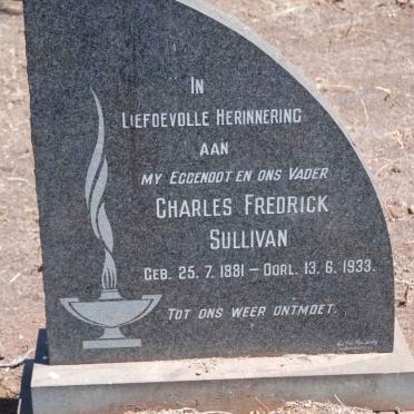 SULLIVAN Charles Fredrick 1881-1933