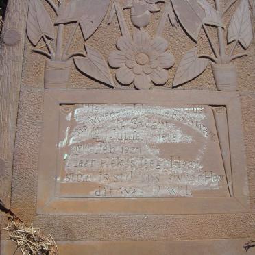 SWART Johanna E.S. nee SWART 1858-1937