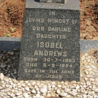 ANDREWS Isobel 1953-1954