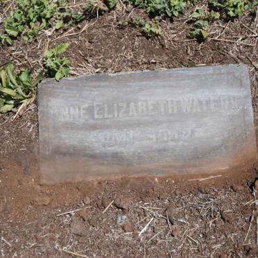 WATERS Anne Elizabeth 1941-1942