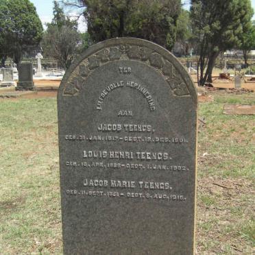 TEENGS Jacob 1817-1901 :: TEENGS Louis Henri -1902 :: TEENGS Jacob Marie -1916