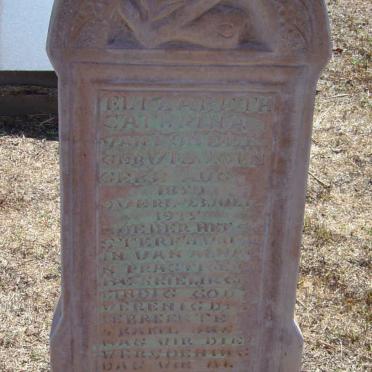 TONDER Elizabeth Cathrina, van nee VILJOEN 1850-1935