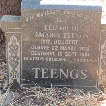TEENGS Elizabeth Jacoba nee JOUBERT 1874-1941