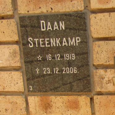 STEENKAMP Daan 1919-2006