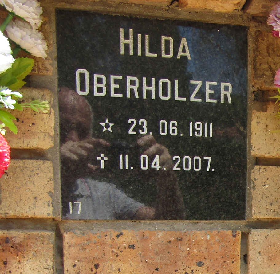 OBERHOLZER Hilda 1911-2007