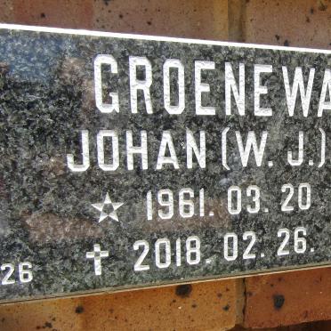 GROENEWALD W.J. 1961-2018