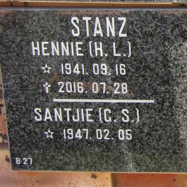 STANZ H.L.1941-2016 &amp; G.S. 1947-