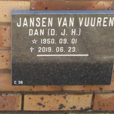 VUUREN D.J.H., Jansen van 1950-2019