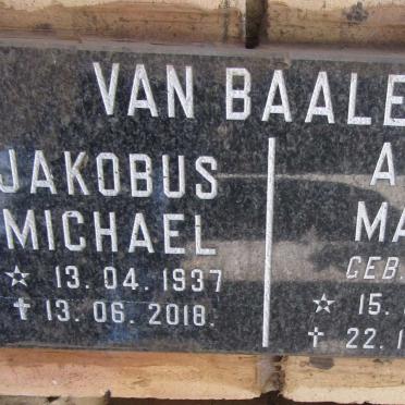 BAALEN Jakobus Michael, van 1937-2018 &amp; Anna Maria ROUX 1943-2014