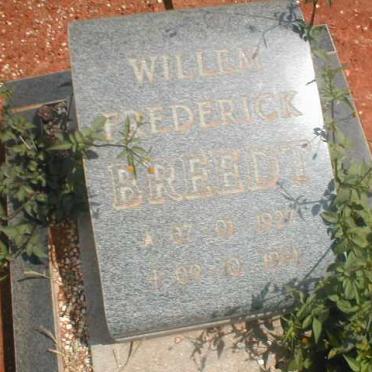 BREEDT William Frederick 1927-1991