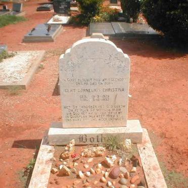 BOTHA Gert Cornelius Christina 1929 - 1992