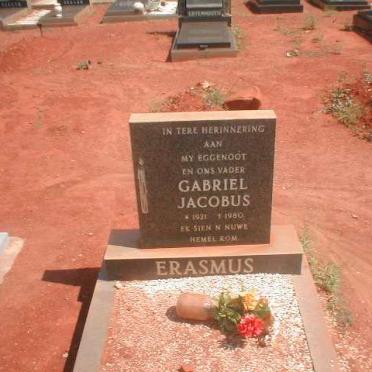 ERASMUS Gabriel Jacobus 1921-1980