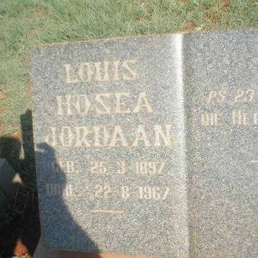 JORDAAN Louis Hosea 1897-1967