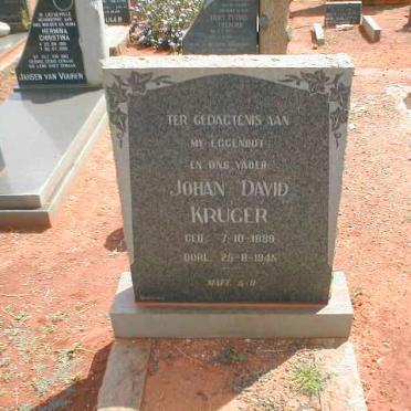 KRUGER Johan David 1889-1945