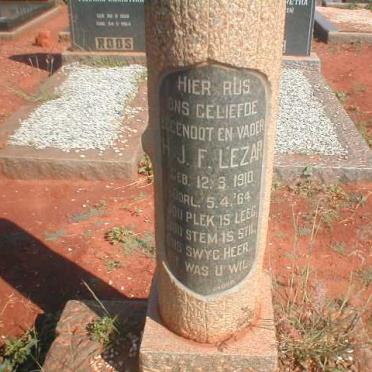 LEZAR H.J.F. 1910-[19]64