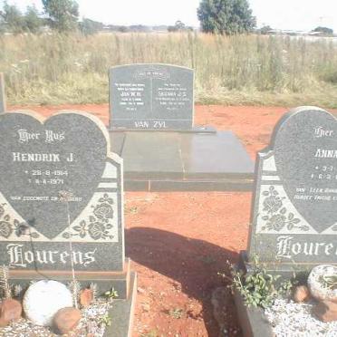 LOURENS Hendrik J 1914-1971 &amp; Anna H 1915-1980
