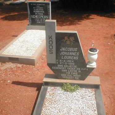 LOURENS Jacobus Johannes 1924 - 1996