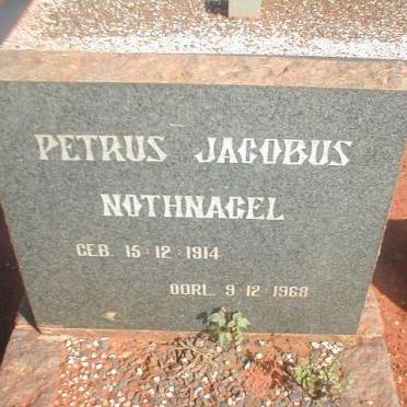 NOTHNAGEL Petrus Jacobus 1914-1968