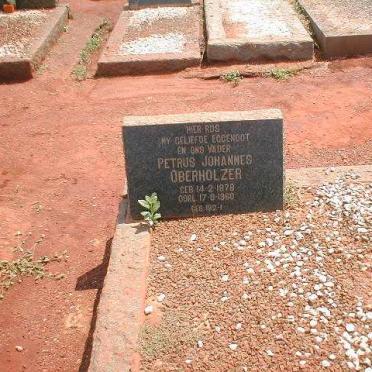 OBERHOLZER Petrus Johannes 1878-1960