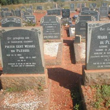 PLESSIS Pieter Gert Wessel, du 1905-1967 &amp; Maria Jacoba VENTER 1911-1976