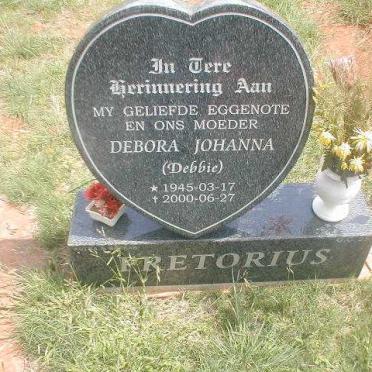 PRETORIUS Debora Johanna 1945-2000