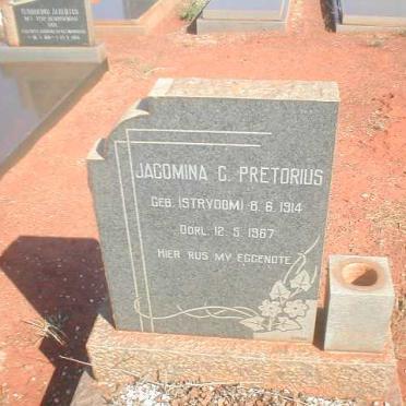 PRETORIUS Jacomina C. nee STRYDOM 1914-1967
