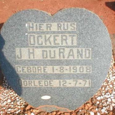 RAND Ockert H., du 1908-1971