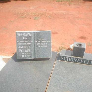 SCHONEFELD Jacobus Petrus 1932 - 1996