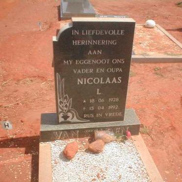 STADEN Nicolaas L., van 1928-1992