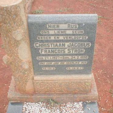 STROH Christiaan Jacobus Francois 1927-1950