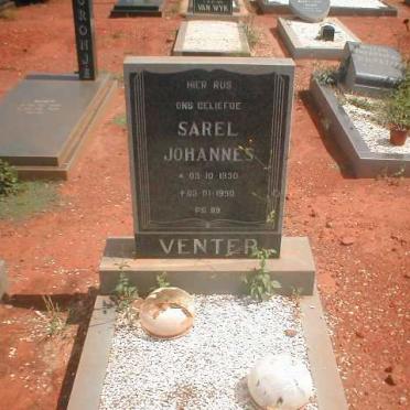 VENTER Sarel Johannes 1930-1990