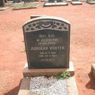 VENTER Adriaan 1897-1963