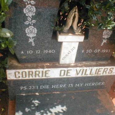 VILLIERS Corrie, de 1940-1993