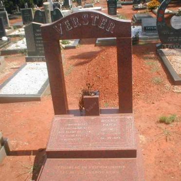 VERSTER Jacobus Pieter -1987