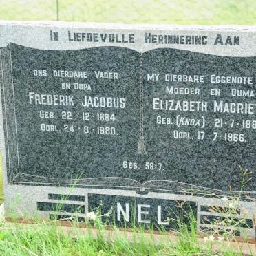 NEL Frederik Jacobus 1884-1980 &amp; Elizabeth Magrieta KNOX 1886-1966