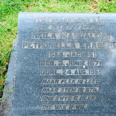 ERASMUS Heila Magdalena Petronella nee JACOBS 1871-1958