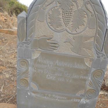 MERWE Willem Andreas Jakobus, van der 1888-1919