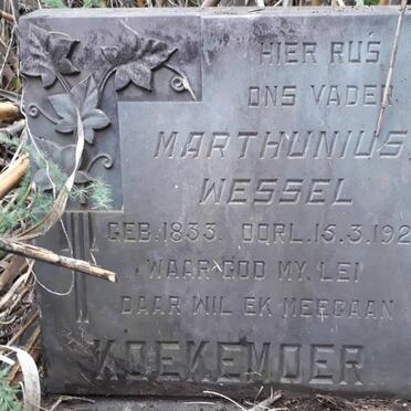 KOEKEMOER Marthunius Wessel 1833-1921