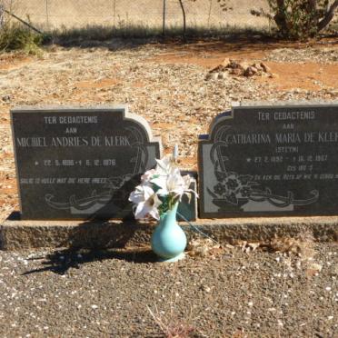 KLERK Michiel Andries, de 1896-1976 &amp; Catharina Maria STEYN 1892-1967